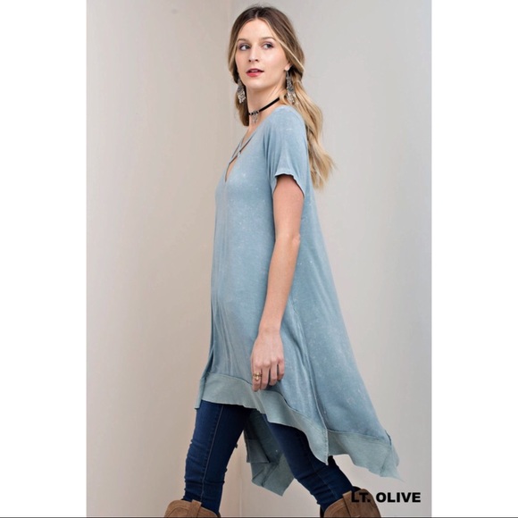 🆕Gorgeous Boho Mineral Wash Tunic - Picture 5 of 6